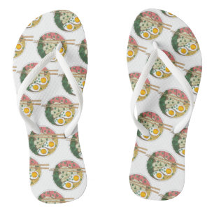 Ramen Noodles Bowl Japans restaurant Foodie Teenslippers