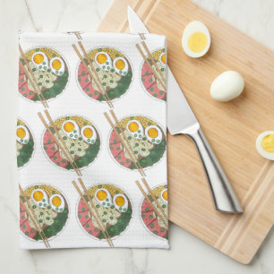 Ramen Noodles Bowl Japans restaurant Foodie Theedoek