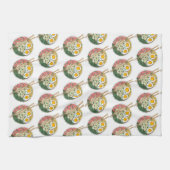 Ramen Noodles Bowl Japans restaurant Foodie Theedoek (Horizontaal)