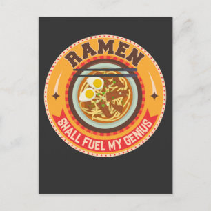 Ramen Noodles Bowl Japanse Food Asian Foodie Briefkaart
