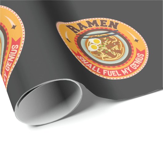 Ramen Noodles Bowl Japanse Food Asian Foodie Cadeaupapier (Rol Hoek)