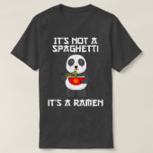 Ramen noodles Bowl met chopsticks en panda voor ro T-shirt (Design voorkant)