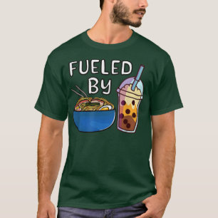 Ramen Noodles Bubble Tea Tapioca Milk Kawaii Boba T-shirt