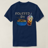 Ramen Noodles Bubble Tea Tapioca Milk Kawaii Boba T-shirt (Design voorkant)
