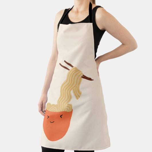 Ramen Noodles Chef Apron Schort (Insitu)