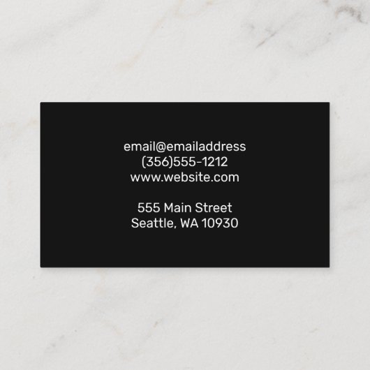 Ramen Noodles | Chopstick Visitekaartje (Achterkant)