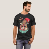 Ramen Noodles Dragon Anime Japans Kawaii T-shirt (Voorkant volledig)