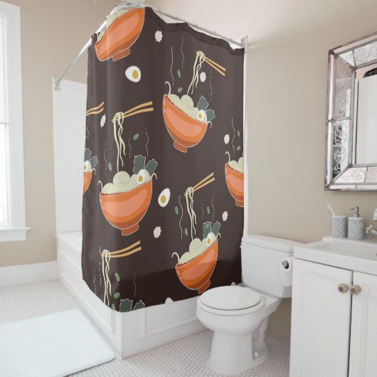 Ramen Noodles:  graphics Douchegordijn (In situ)