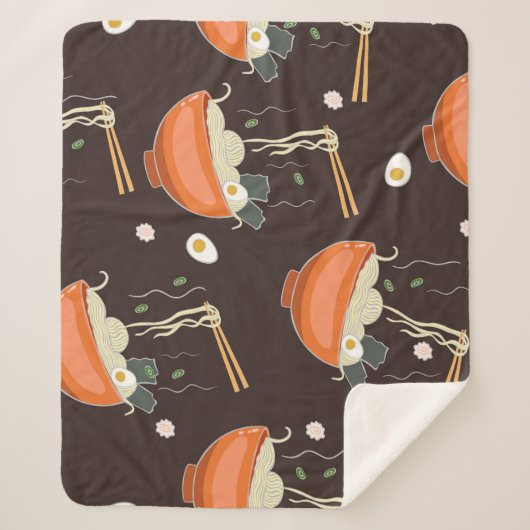 Ramen Noodles: graphics Sherpa Deken (Voorkant)
