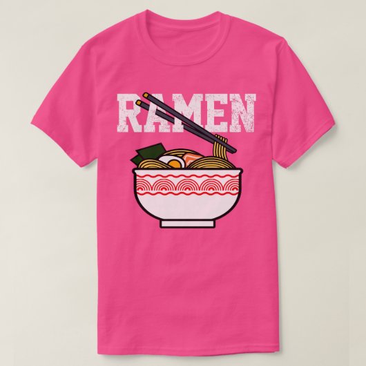 Ramen Noodles Japans T-shirt (Design voorkant)