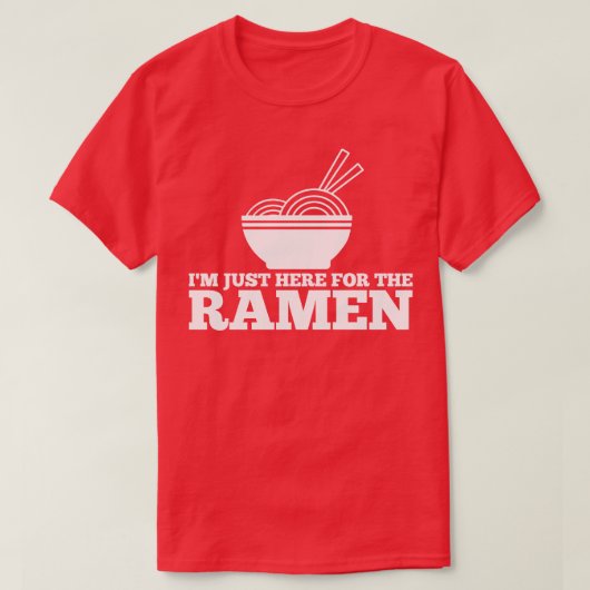 Ramen Noodles Japans voedsel T-shirt (Design voorkant)