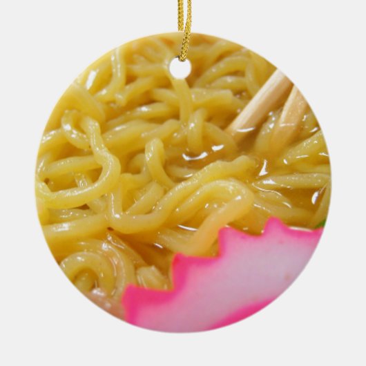 Ramen Noodles Keramisch Ornament (Voorkant)