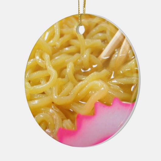 Ramen Noodles Keramisch Ornament (Links)
