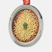 Ramen Noodles Metalen Ornament (Links)