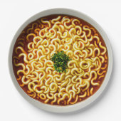 Ramen Noodles Papieren Bordje (Voorkant)