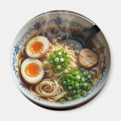 Ramen Noodles Soep Realistisch Voedsel Magneet (Voorkant)