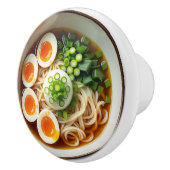Ramen Noodles Soup with Eggs Keramische Knop (Rechts)