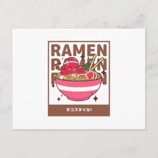 Ramen octopus-stijl - Ramen met octopus Briefkaart
