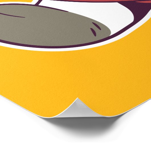 Ramen Panda Cute Poster (Hoek)