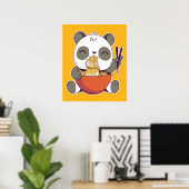Ramen Panda Cute Poster (Thuiskantoor)