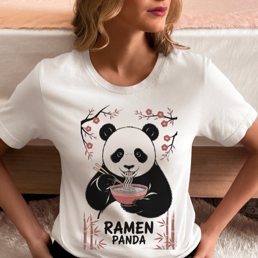 Ramen Panda Noodle Liefhebber  T-shirt