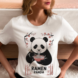 Ramen Panda Noodle Lover  T-shirt