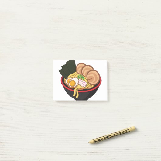 Ramen Post-it® Notes (Op bureau)