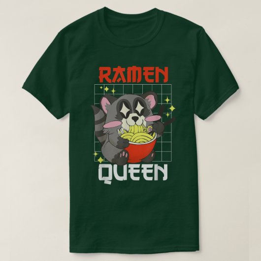 Ramen Queen met Panda en Ramen T-shirt (Design voorkant)