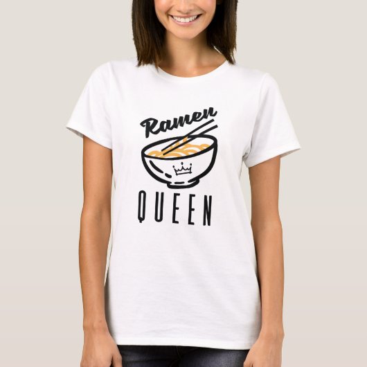 Ramen Queen T-shirt (Voorkant)