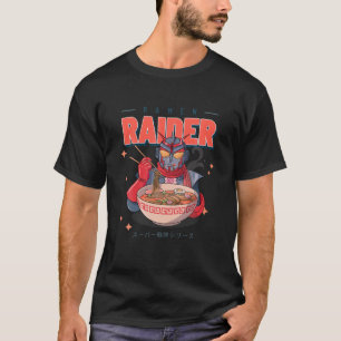 Ramen Raider Cat Japans Cute Kawaii Anime. T-shirt