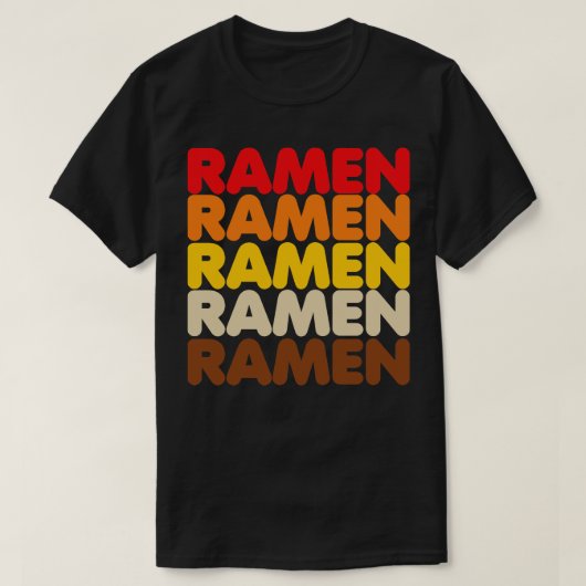 Ramen Ramen Ramen T-shirt (Design voorkant)