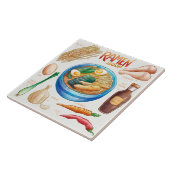 Ramen Recipe Tegeltje (Zijkant)