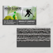 Ramen reinigen | tapijtreiniger visitekaartje (Voorkant / Achterkant)