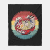 Ramen Retro Stijl  Anime Japans Gift Girl Fleece Deken (Voorkant)