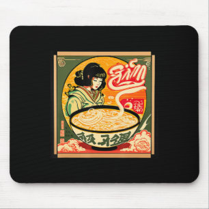 Ramen Retro Sushi Anime Style Japans Muismat