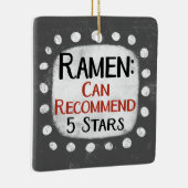 Ramen Review 5 sterren Ornament (Rechts)