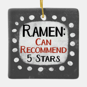 Ramen Review 5 sterren Ornament