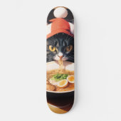 Ramen Rollin' Rascal: Kat op een skateboard (Voorkant)
