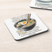 Ramen  schets van CallisC Arts Bier Onderzetter (Linkerzijde)