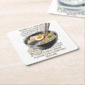 Ramen  schets van CallisC Arts Kartonnen Onderzetters (Schuin)