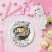 Ramen  schets van CallisC Arts Papieren Bordje (Feest)