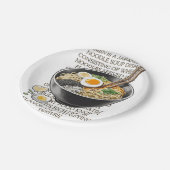 Ramen  schets van CallisC Arts Papieren Bordje (Gekanteld)