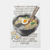 Ramen schets van CallisC Arts Theedoek (Verticaal)