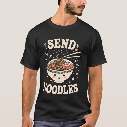 Ramen Send Noedel T-shirt (Voorkant)