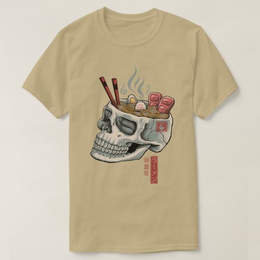 Ramen Skull T-shirt (Design voorkant)
