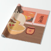 Ramen Slurp Cadeaupapier (Uitgerold)