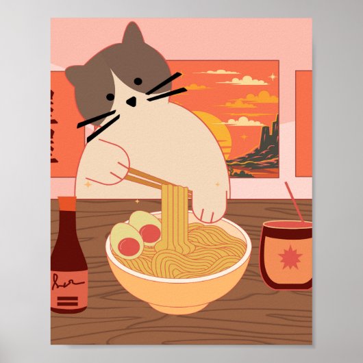 Ramen Slurp Poster (Voorkant)