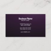 Ramen Soup-visitekaartjes Visitekaartje (Achterkant)