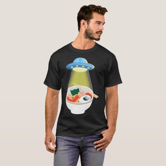 Ramen Space T-shirt (Voorkant volledig)