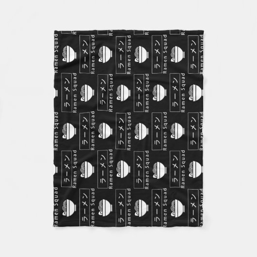 Ramen Squad Ironic Japanese Noodle Food  Fleece Deken (Voorkant)